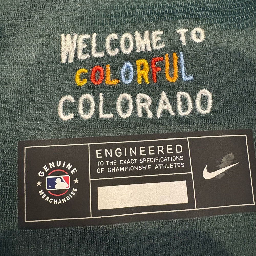 Kris Bryant Colorado Rockies official youth jersey- new without tags - Picture 5 of 5